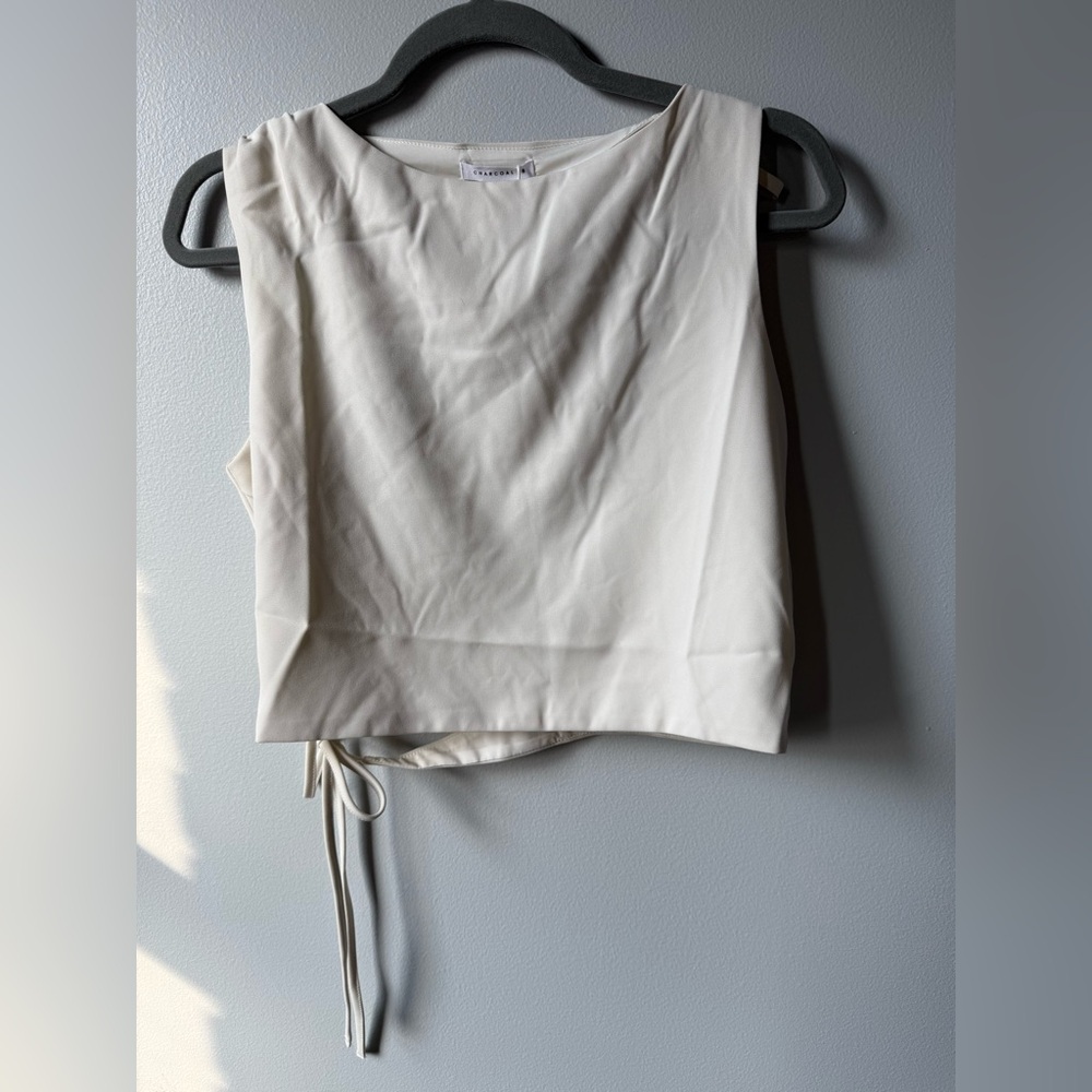 OPEN BACK CROP TOP
